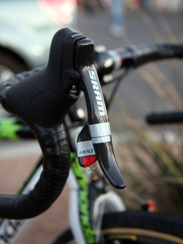 SRAM continues to provide much of the operating hardware for the Cannondale-Cyclocrossworld.com team.