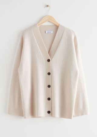 Oversized Button Up Cardigan