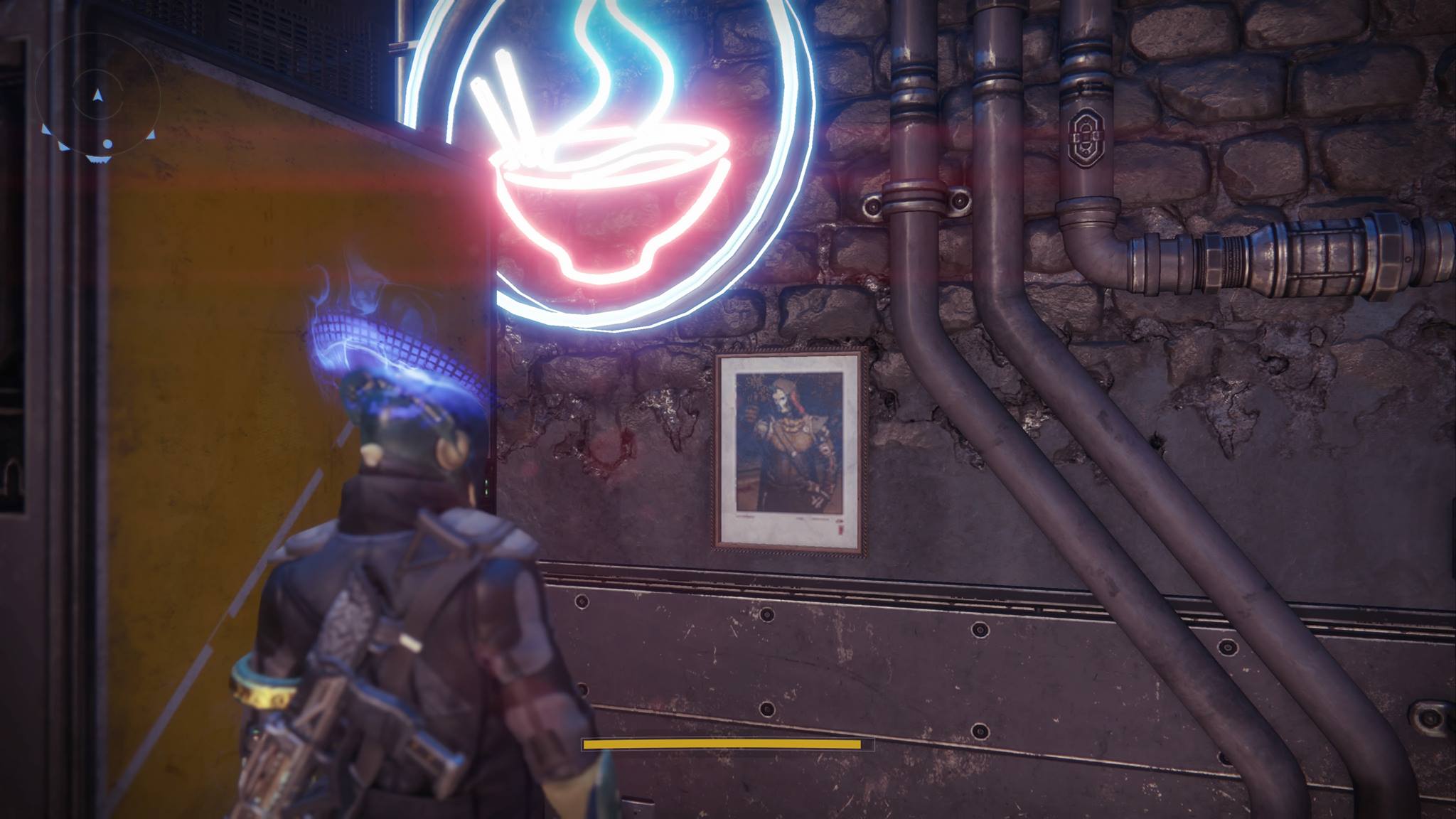 Cayde-6 ramen shop photo