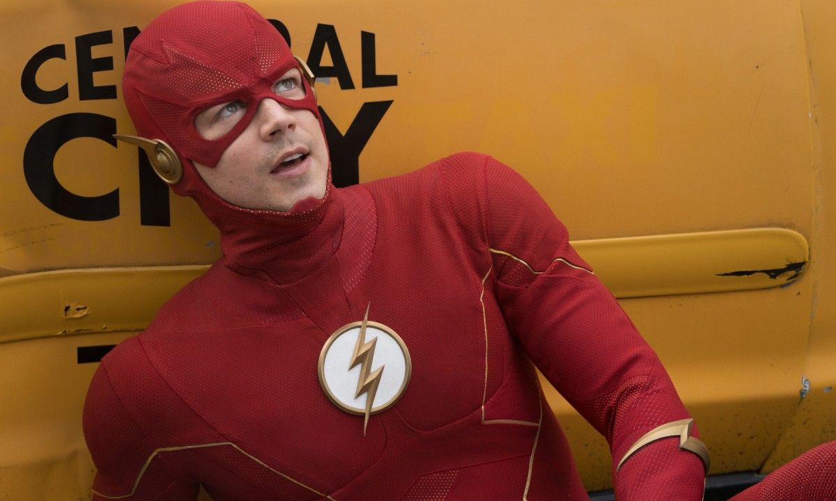 Grant Gustin as The <b>Flash</b>.