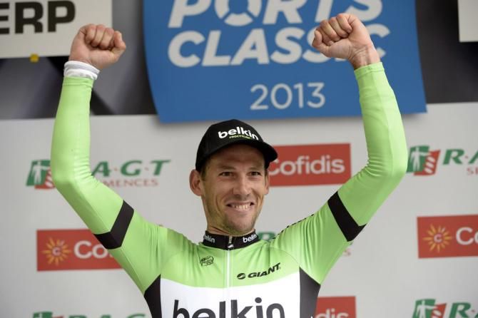 World Ports Classic stage 2 winner Maarten Tjallingii (Belkin)