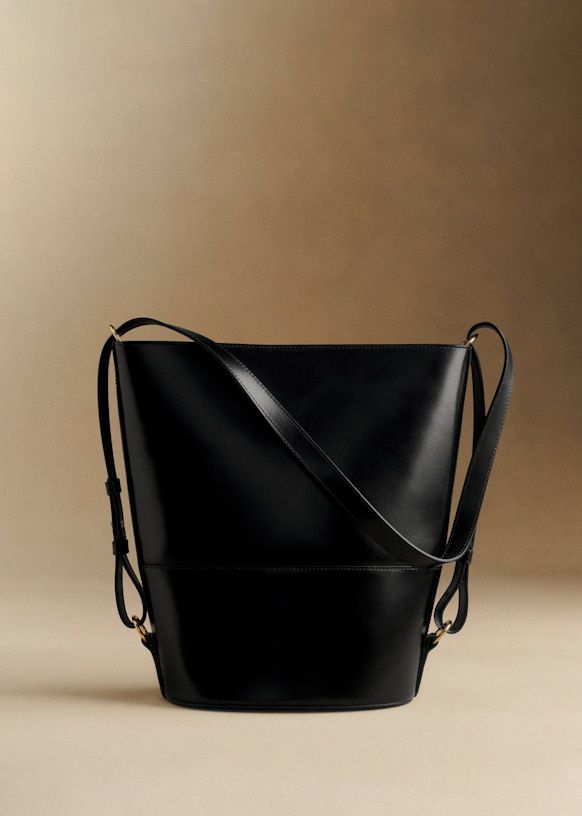 Gary Bag - Smooth Black - Bovine Leather - Sézane