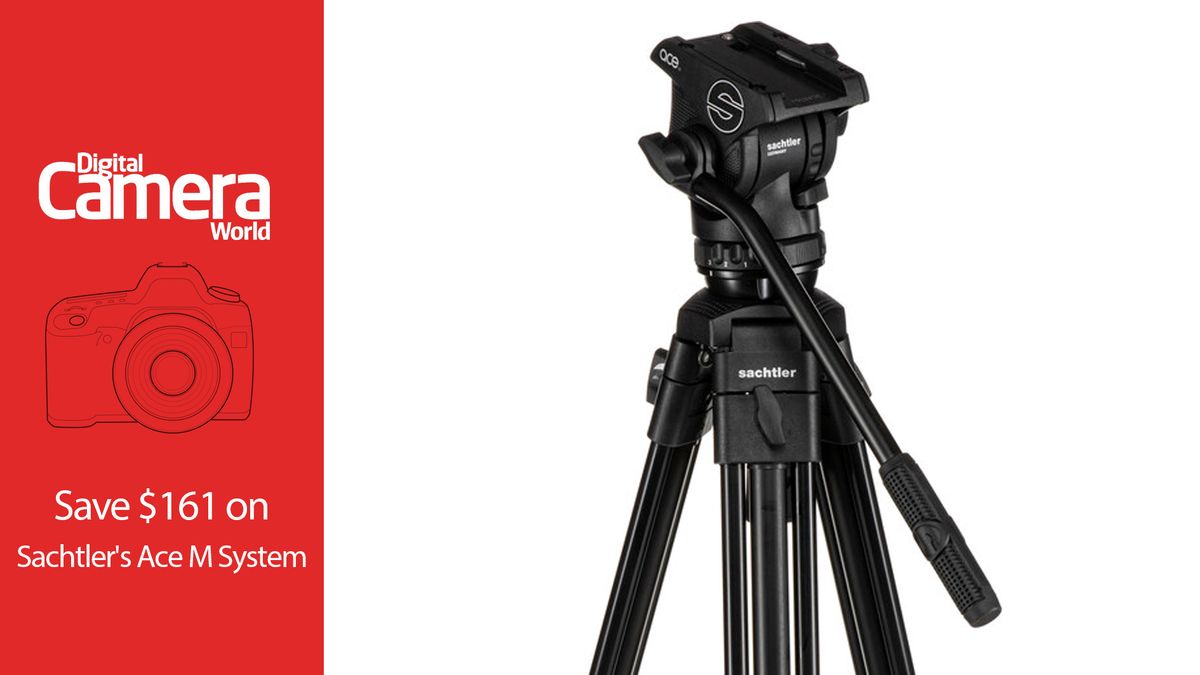 Sachtler&#039;s Ace M fluid head &amp; tripod