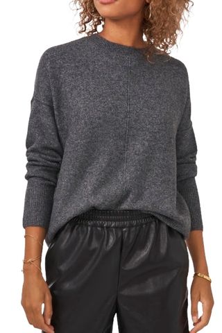 Exposed Seam Crewneck Sweater