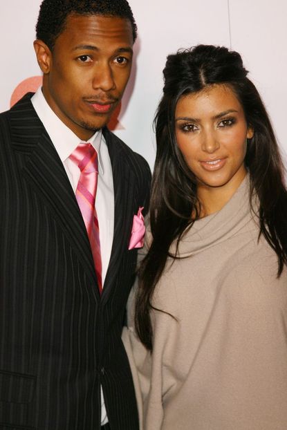 Kim Kardashian West and Nick Cannon