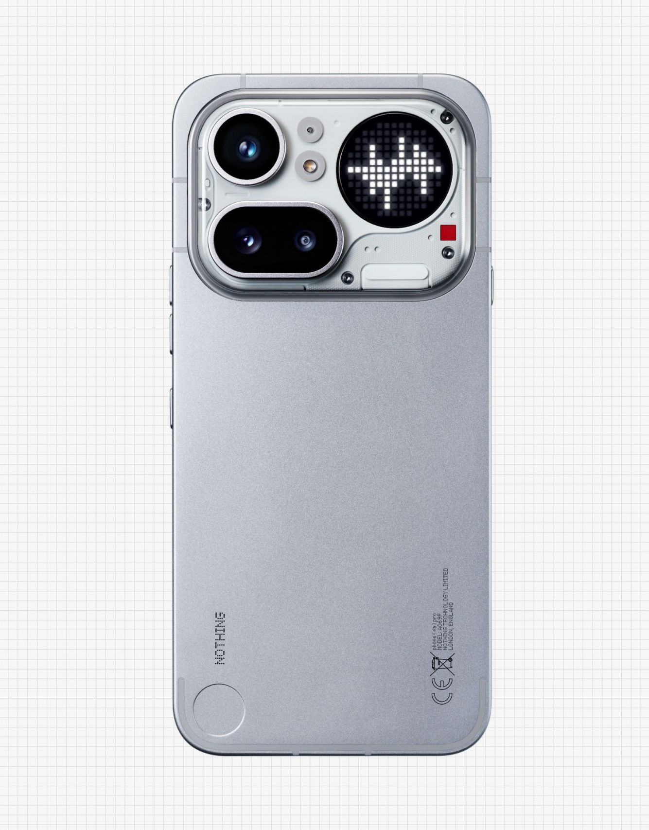 Nothing Phone (4a) Pro in silver