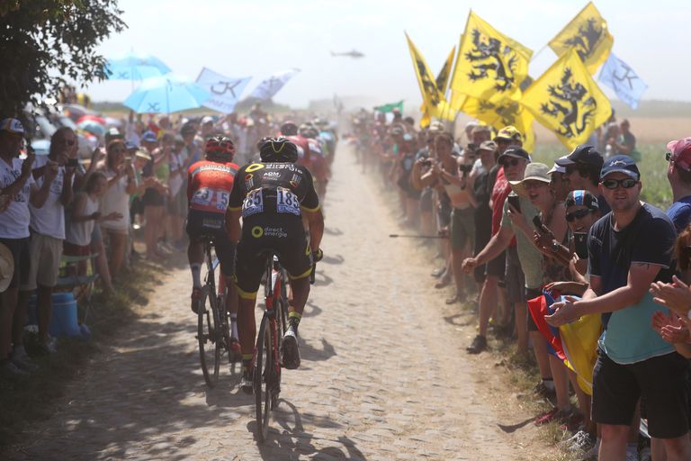 Cobblestones sector Tour de France