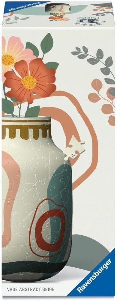 Ravensburger Vase 108-Piece 3d Puzzle Decorative Puzzle for Adults &amp;amp; Kids, Unique Home D&amp;eacute;cor, Durable Interlocking Pieces