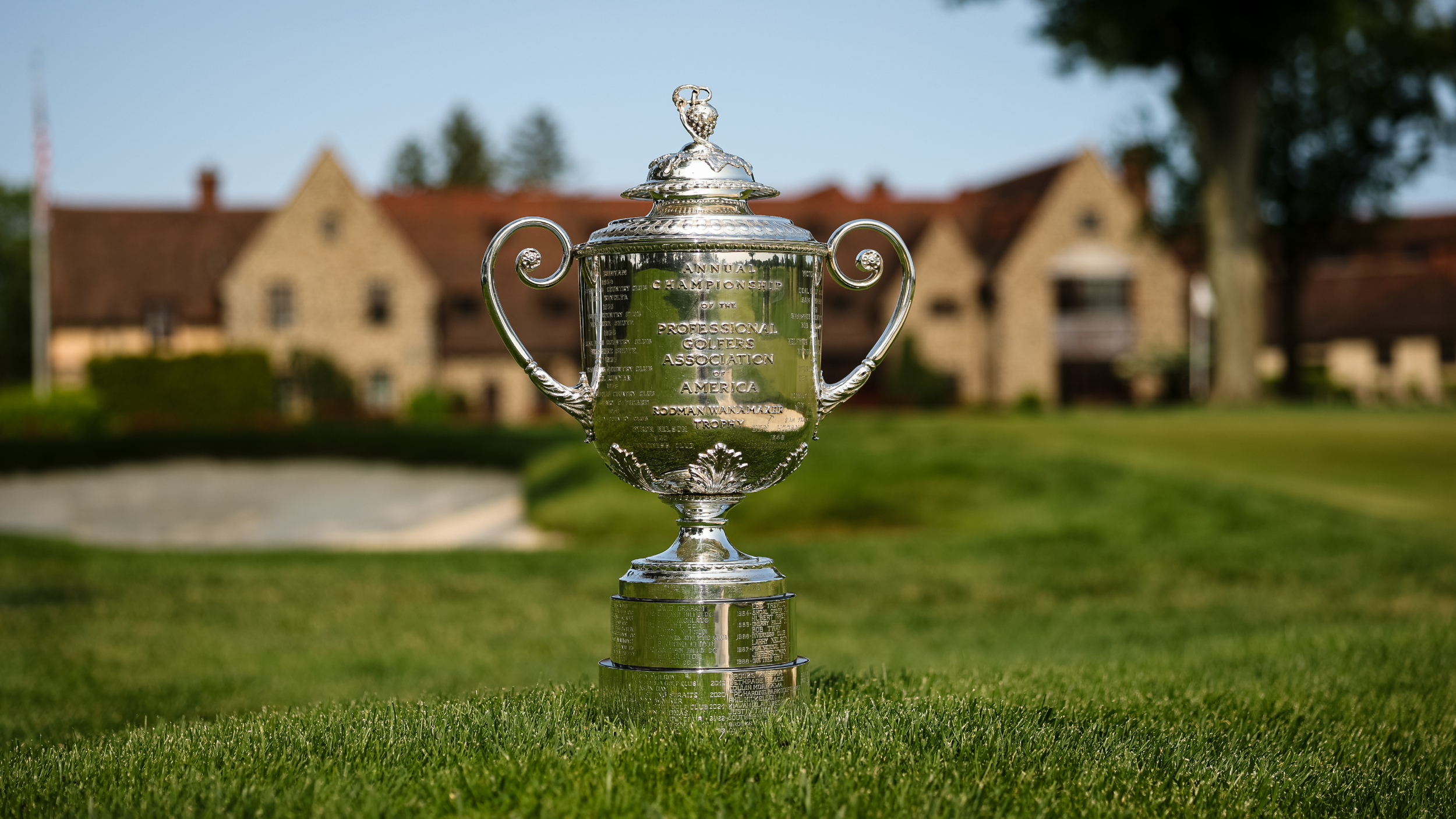 The Wanamaker trophy at Aronimink