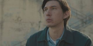 Adam Driver writing poetry in Paterson