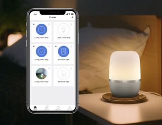 Meross Smart Table Lamp Msl420hk on a table