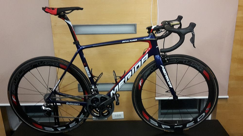 Bahrain-Merida team unveil the three Merida - the Scultura, the Reacto, and the Warp