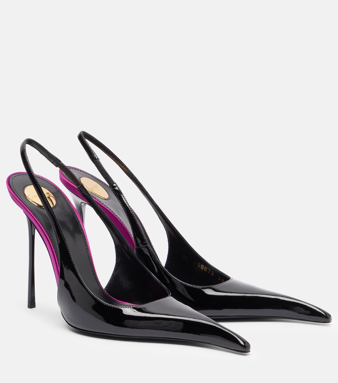 Amalia 110 Patent Leather Slingback Pumps