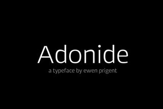 Adonide font
