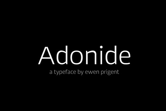 Adonide font