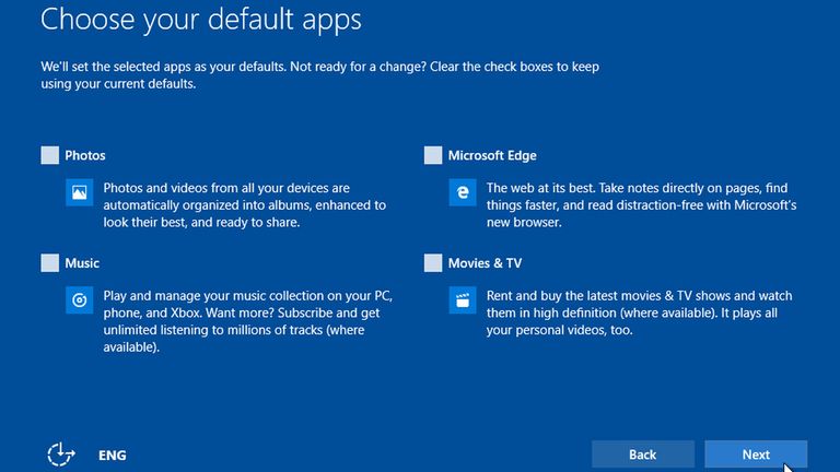 Set up Windows 10