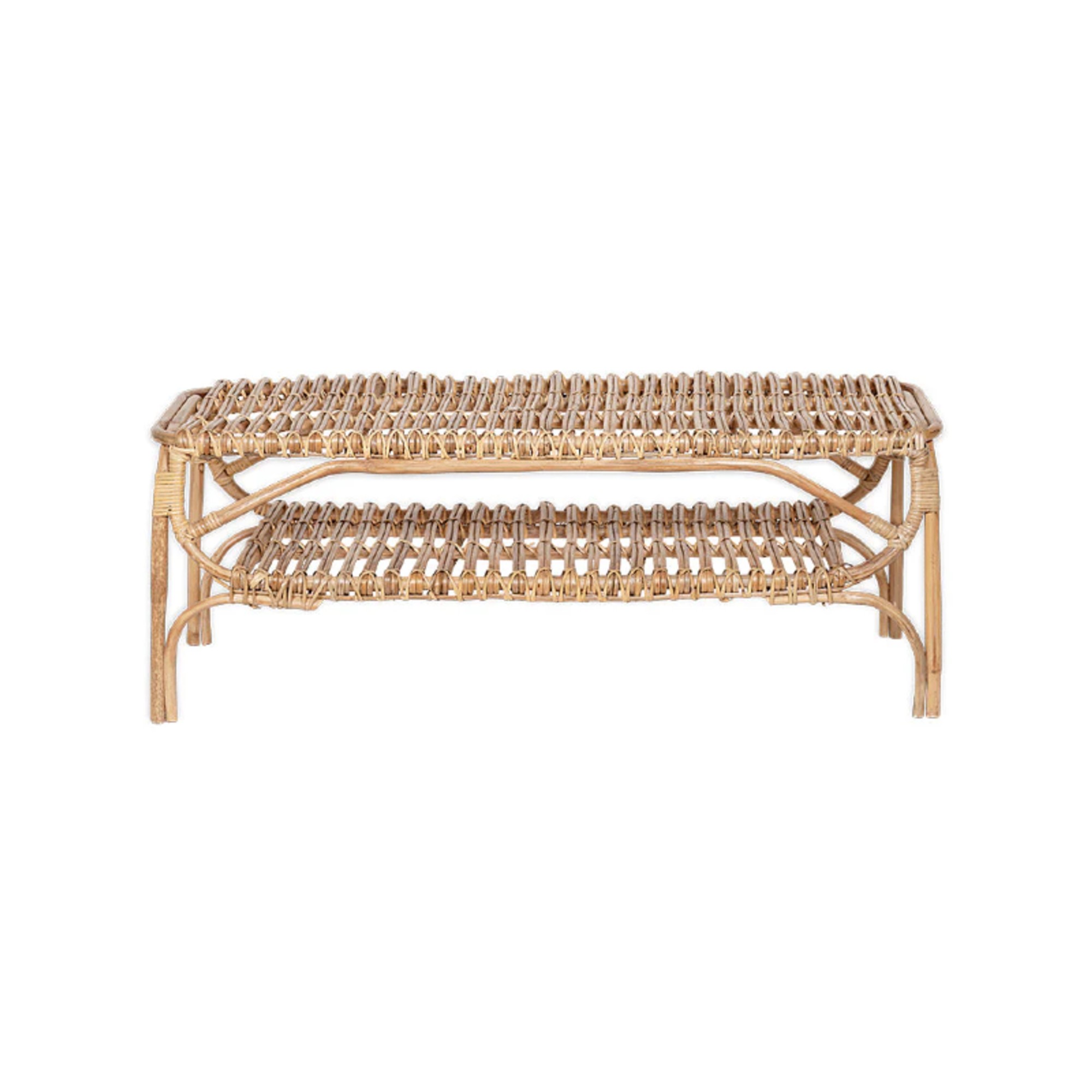 Nkuku Nesari rattan coffee table
