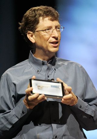Bill gates with origami