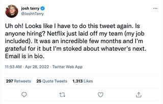 Netflix 'Tudum' tweet