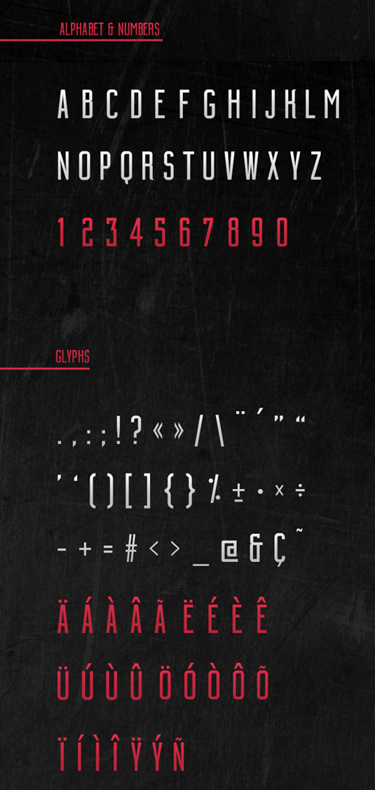 Free font: Building