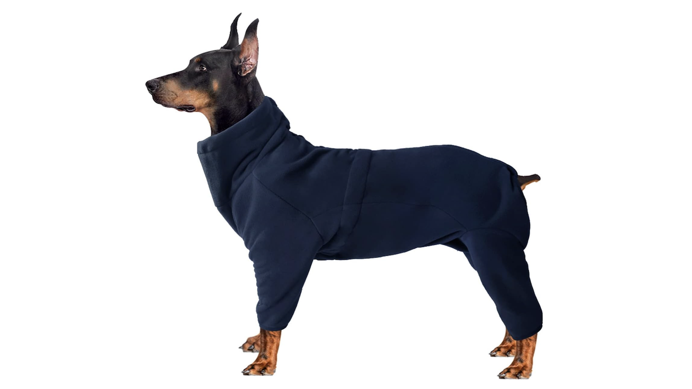 Babepet navy dog coat: best fleeces for dogs