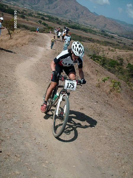 Mary McConneloug racing for Team USA at the Pan American Championships.