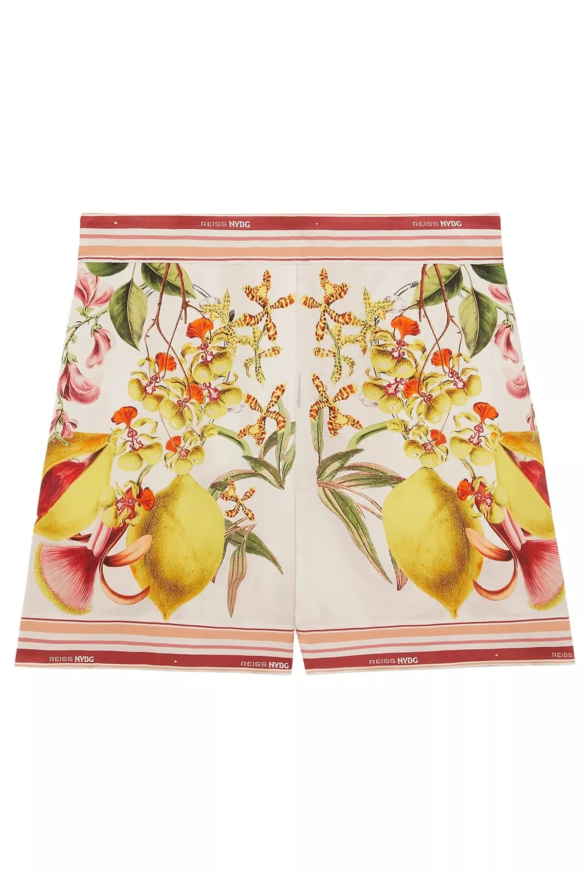 Reiss, Reiss X Nybg Sammie Floral Stripe Shorts