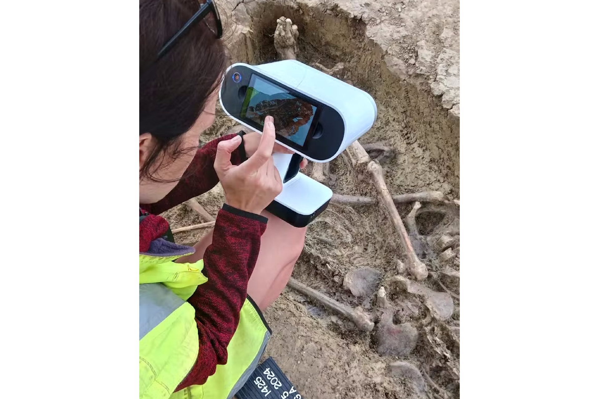 Scientists will continue to analyze the site to learn more about the people who were buried there roughly 6,000 years ago.