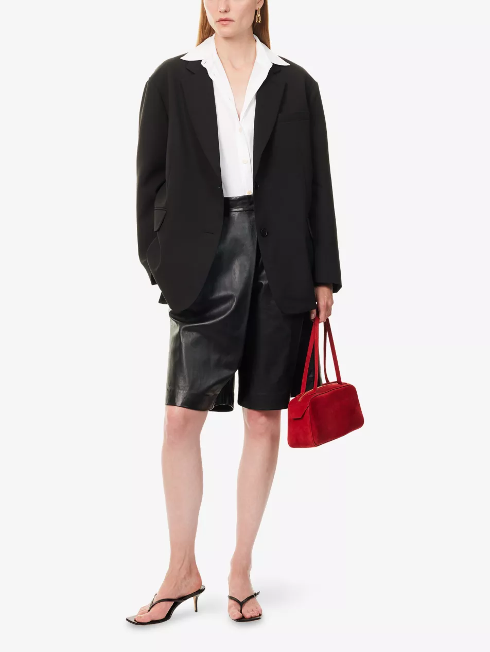 Bea Single-Breasted Stretch-Woven Blazer - Xxs