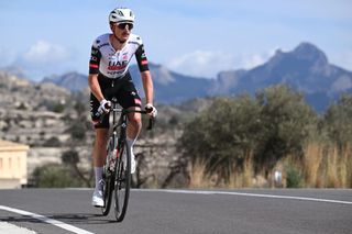 BENIFATO SPAIN FEBRUARY 06 Brandon McNulty of The United States and UAE Team Emirates XRG competes during the 76th Volta a la Comunitat Valenciana 2025 Stage 2 a 166km stage from La Nucia to Benifato 1033m on February 06 2025 in Benifato Spain Photo by Szymon GruchalskiGetty Images