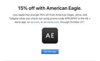 Apple Pay American Eagle Promotion Information