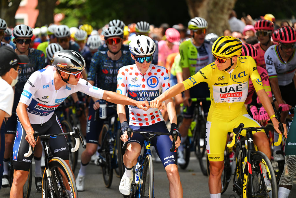 Remco Evenepoel, Jonas Vingegaard, and Tadej Pogačar will face off at the 2025 Critérium du Dauphiné