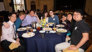 UC Berkeley students attending the 2019 Cal Esports banquet.