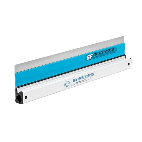 Ox Speedskim Plaster Skimming Finishing Rule - Sf 600mm I Stainless Steel Flex Blade &amp;amp; Extruded Aluminium Handle