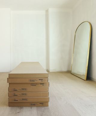 IKEA PAX Hacks- the start of the walk-in closet
