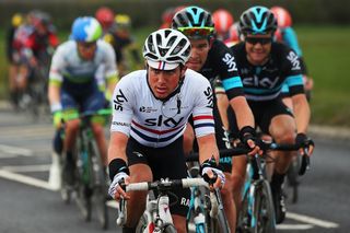 Peter Kennaugh of Great Britain and Team Sky in action during stage three of the 2016 Tour de Yorkshire