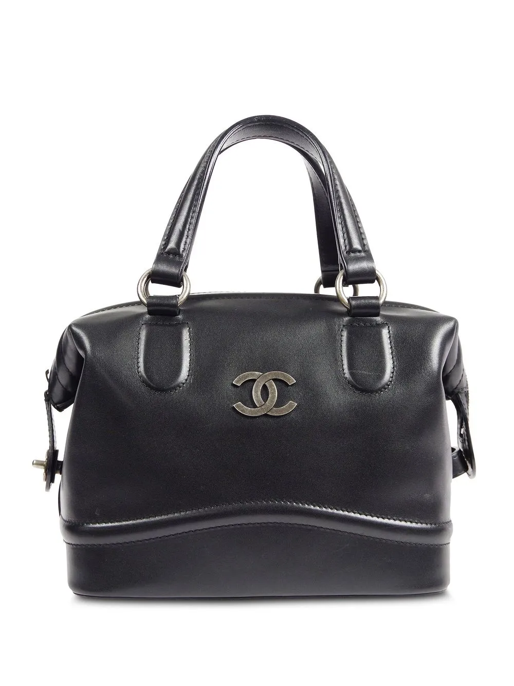 Chanel Pre-Owned 2006 Cc Leather Bowling Bag | One Size