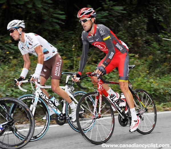 Haimar Zubeldia was the top rider from the 'Shack'.