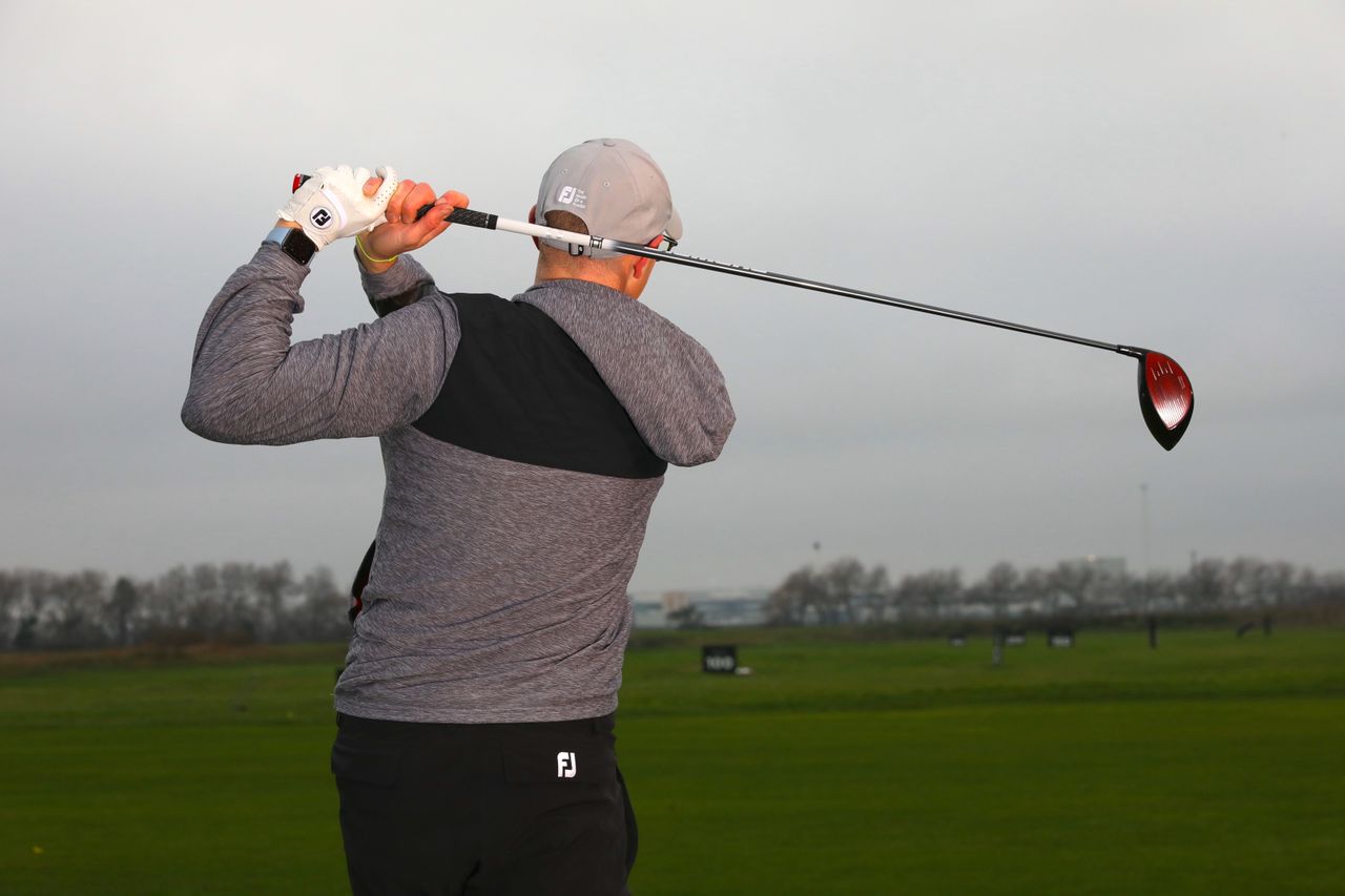 Golfer swings the TaylorMade Stealth 2 Driver