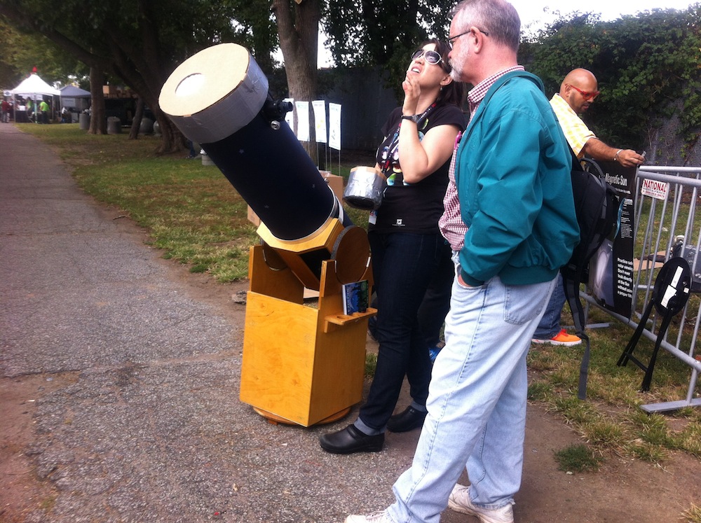 Telescopes at Maker Faire
