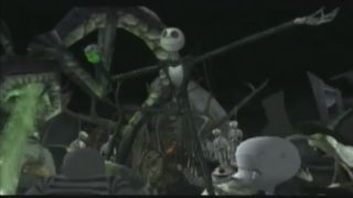 Nightmare Before Christmas: Oogie's Revenge screenshot on PS2 of Halloween Town