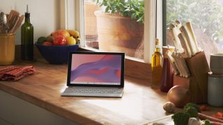 ASUS Chromebook CM30 on a desk