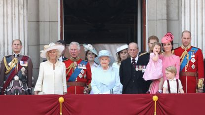 The Royal Family Trooping the Colour 2017