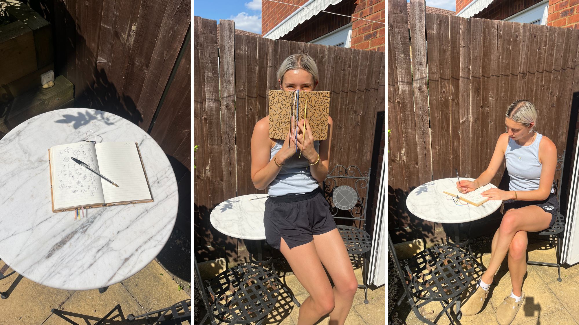 Health writer Ash S trying doodling for mental health