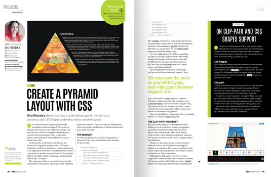 Tackle complex shapes in CSS