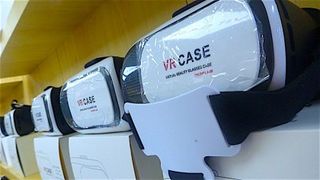 Virtual reality headsets are everywhere in China.