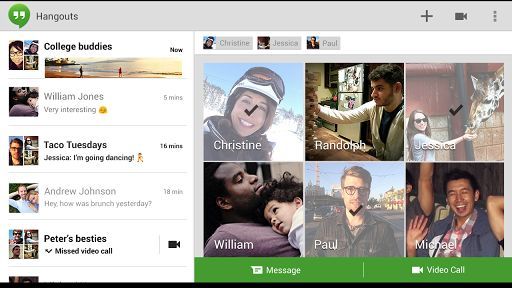 android sms and google hangouts merged for mac