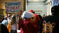 Protesters in Missouri oppose Republican redistricting effort