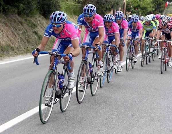 The Lampre lads were really putting it together for their leader Cunego