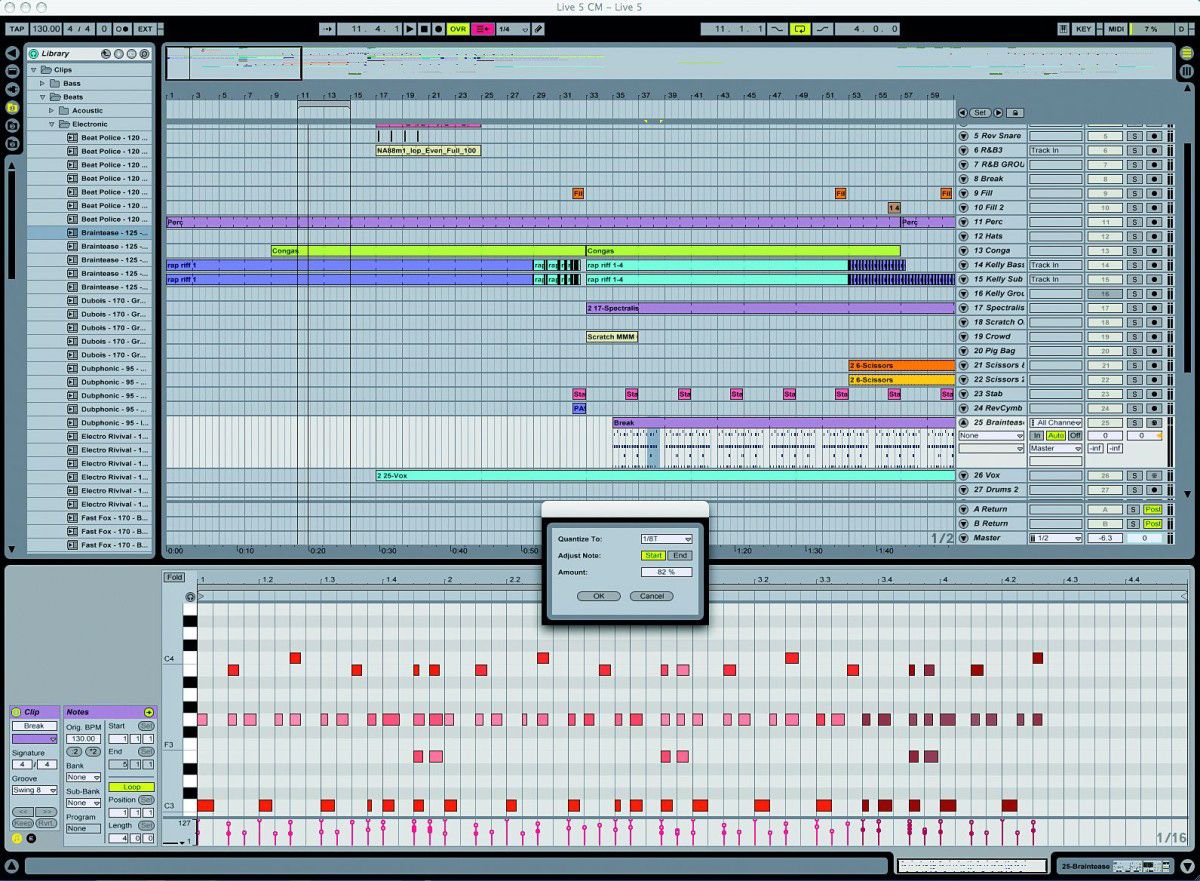 Freezing a track renders it in the background